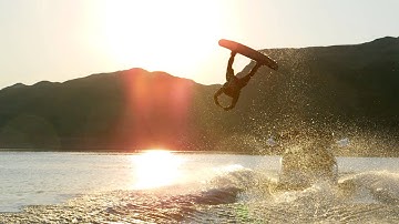 Wakeboard Superman in Super Slow Motion!