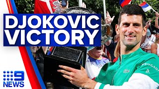 Novak Djokovic wins court battle to have visa cancellation overturned | 9 News Australia
