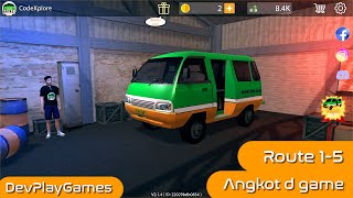 Angkot d Game Rute 1-5 game play - DevPlayGames #1 screenshot 3