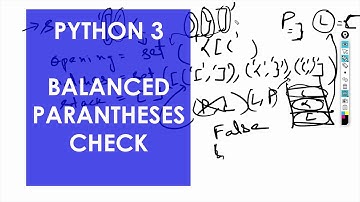 balanced parentheses using stack python 3