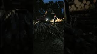 Loading pine logs with 2384B