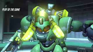 POG w/ Orisa Sextuple Kill Overwatch