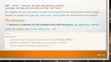Fixing xml/gma_ad_services_config Resource Not Found Error in play-services-ads:24.0.0 Upgrade