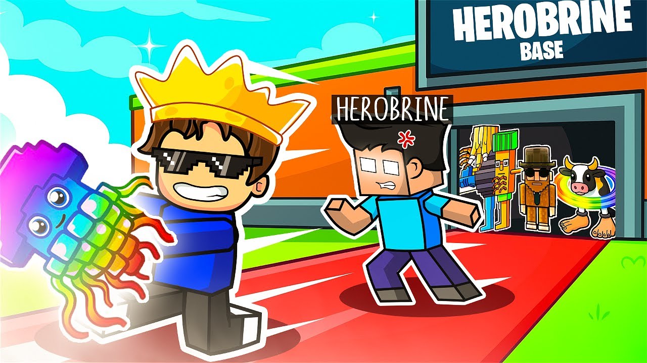 I Stole Herobrine Brainrot Gods In Steal A Brainrot Roblox!!