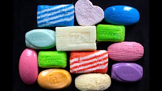 ASMR. Soap cubes and varnished soap. Very satisfying relax sound.