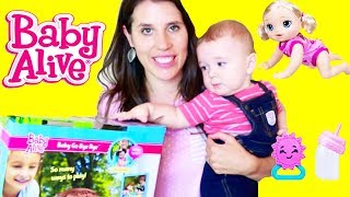 Toy Review New Crawling Baby Alive Doll Go Bye Bye
