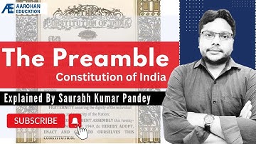 Indian Polity L 04 (Demo): Preamble by Saurabh Sir (Aarohan Batch Course Demo)