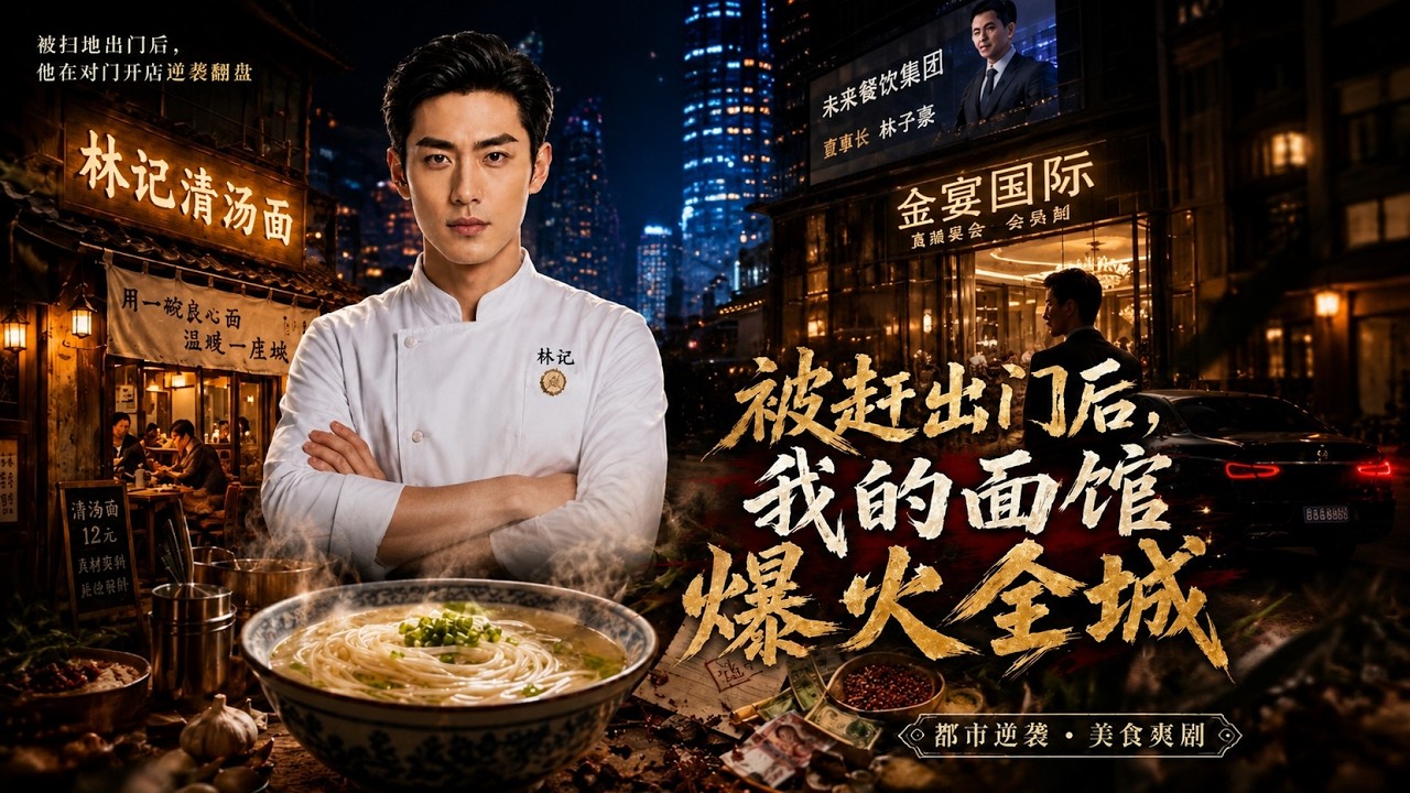 被趕出門後，我的麵館爆火全城