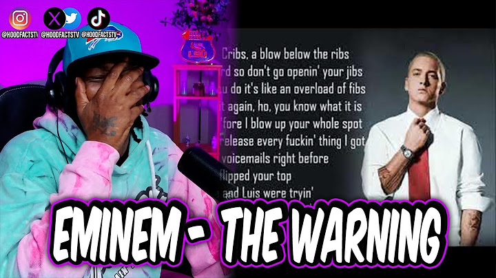 HoodFacts TV Reacts to | Eminem Eminem - The Warning