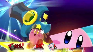 Doomguy & Isabelle vs Kirby & Jigglypuff