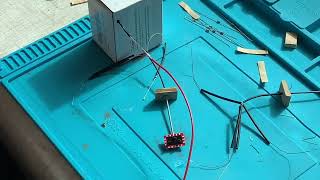 Part 11.Spring yard DCC model railway. Cobalt s levers crossings servos solder crossing lights.alpha