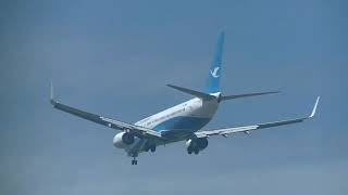廈門航空 Xiamen Airlines 737-85C(B-5488) MF-879 福州(FOC)→桃園(TPE) landing