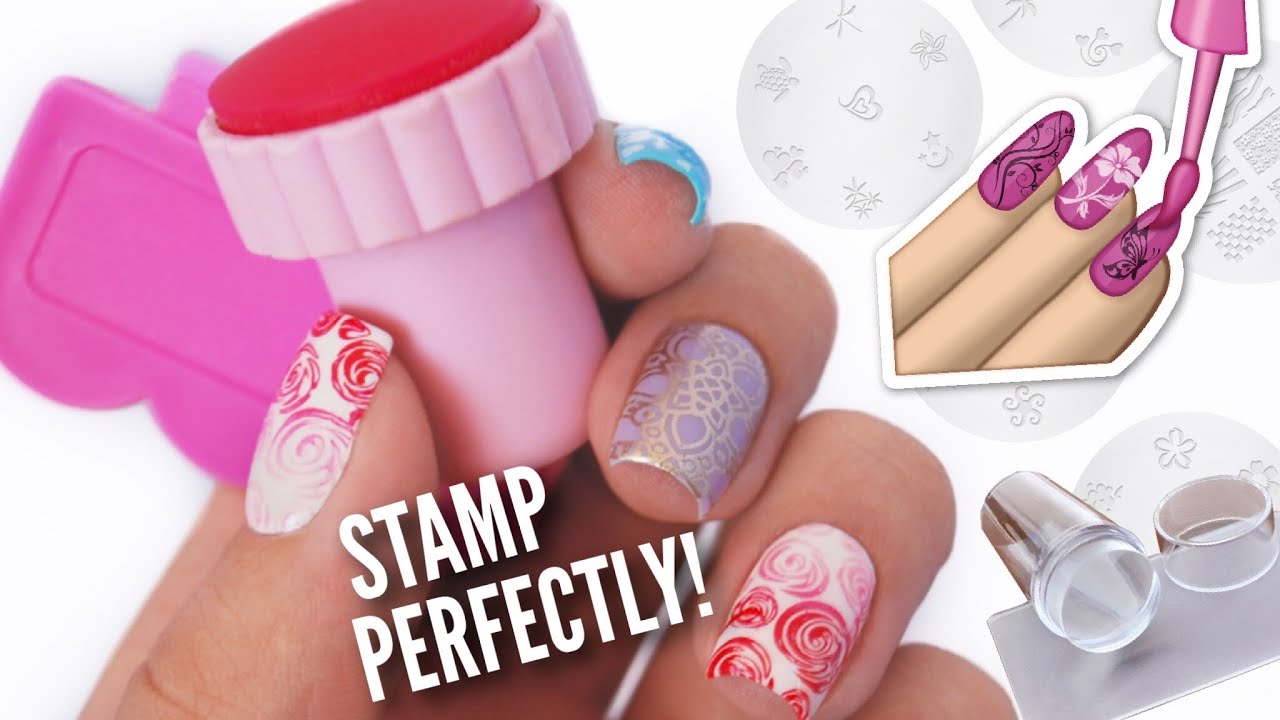 2. Nail art stamping plates - wide 6