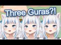 Gura vibing with her clones