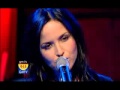 Andrea Corr cracking up on live GMTV