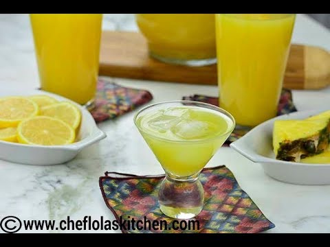 drink-recipes:-lemon-ginger-pineapple-juice-|-afropotluck