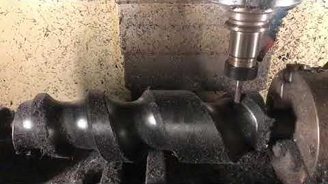 Phay tinh cnc 4 trục quả lô xoắn,