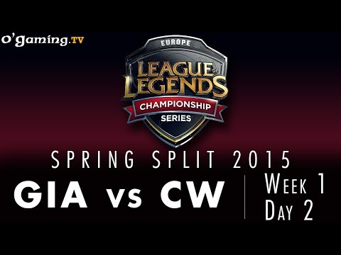 LCS EU Spring 2015 - W1D2 - GIA vs CW
