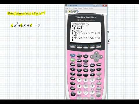 Video: Hur skriver man in poäng på en TI 84 Plus?