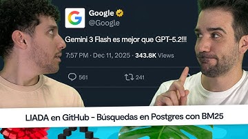 Noticias programación: Gemini 3 Flash, Búsquedas en Postgres con BM25, LIADA de GitHub  #CaféCodely