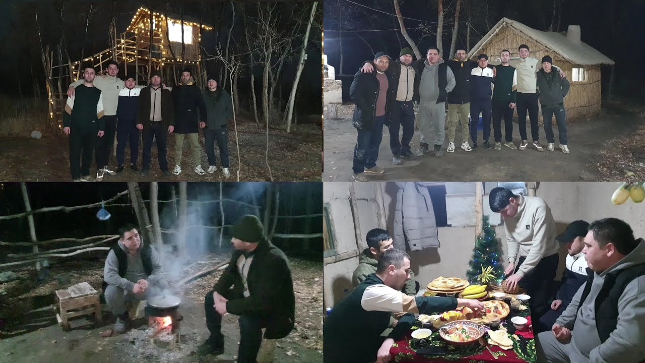 Tabiat qo'yniga tunda Xonqadan ashaddiy obunachilarim dam olishga kelishdi!!