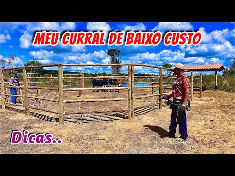 Curral de baixo Custo com Madeira de Eucalipto Comum de Cerca na Medida Certa - Parte 4 com Dicas