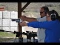 Ashleigh firing a 500 sw magnum with andy ward in jackson hole wyoming