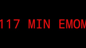 117 Minutes EMOM Timer