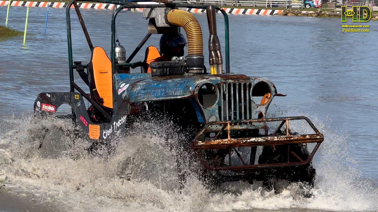 Swamp Buggy Races - In the pits before the race