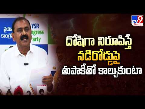 Bhumana Karunakar Reddy Challenge : దోషిగా నిరూపిస్తే నడిరోడ్డుపై తుపాకీతో కాల్చుకుంటా - TV9 - TV9