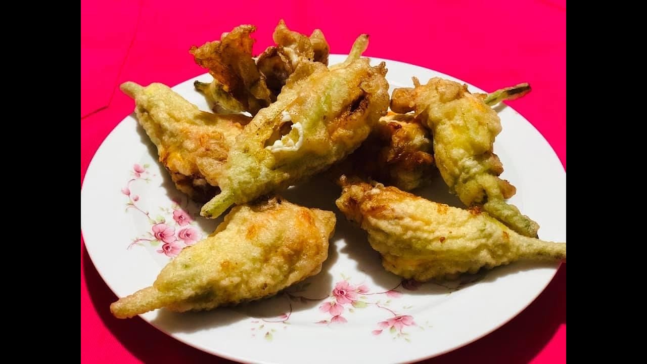 Fiori Di Zucca In Padella Con Pangrattato