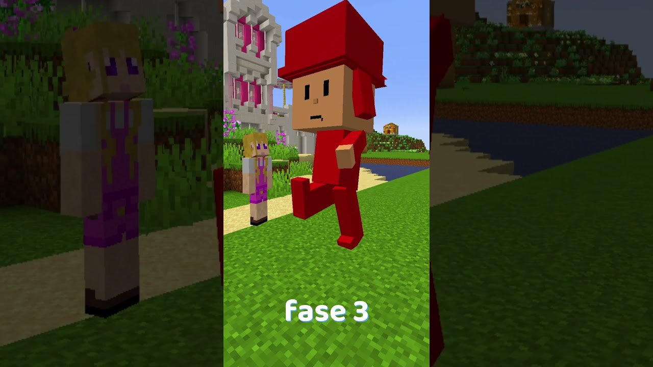 FASES DE POCOYO #shorts #minecraft  #smilingcritters #catnap #sprunki