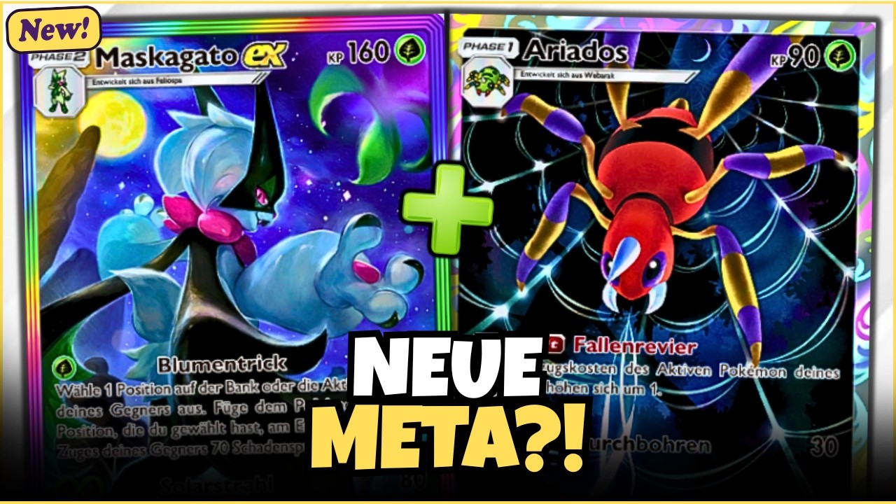 Maskagato EX ist UNGLAUBLICH 😳 150 Schaden mit nur 2 Energien?! | Pokemon TCG Pocket