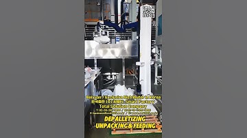 CMT Palletizing Robot Depalletizing unpacking& feeding 😎 #palletizer #depalletizing #automation #ro