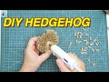 How to make a cute hedgehog from jute with your hands DIY Handicraft