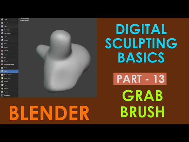 SLIDE RELAX BRUSH - Digital Sculpting Basics Tutorial in Blender