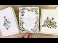 How To Make Easy Watercolour Holiday Cards