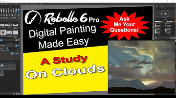 Rebelle 6 Pro Newbies Guide - How to paint an Impressionistic Sunset - A Study