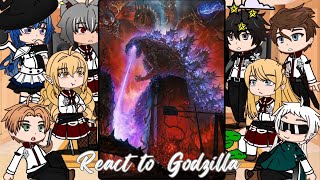 Mushoku Tensei Rudeus react to Godzilla | Gacha life