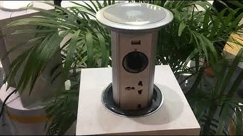 Universal Standard Power Outlet With Bluetooth  for Home Kitchen motorized pop up sockets