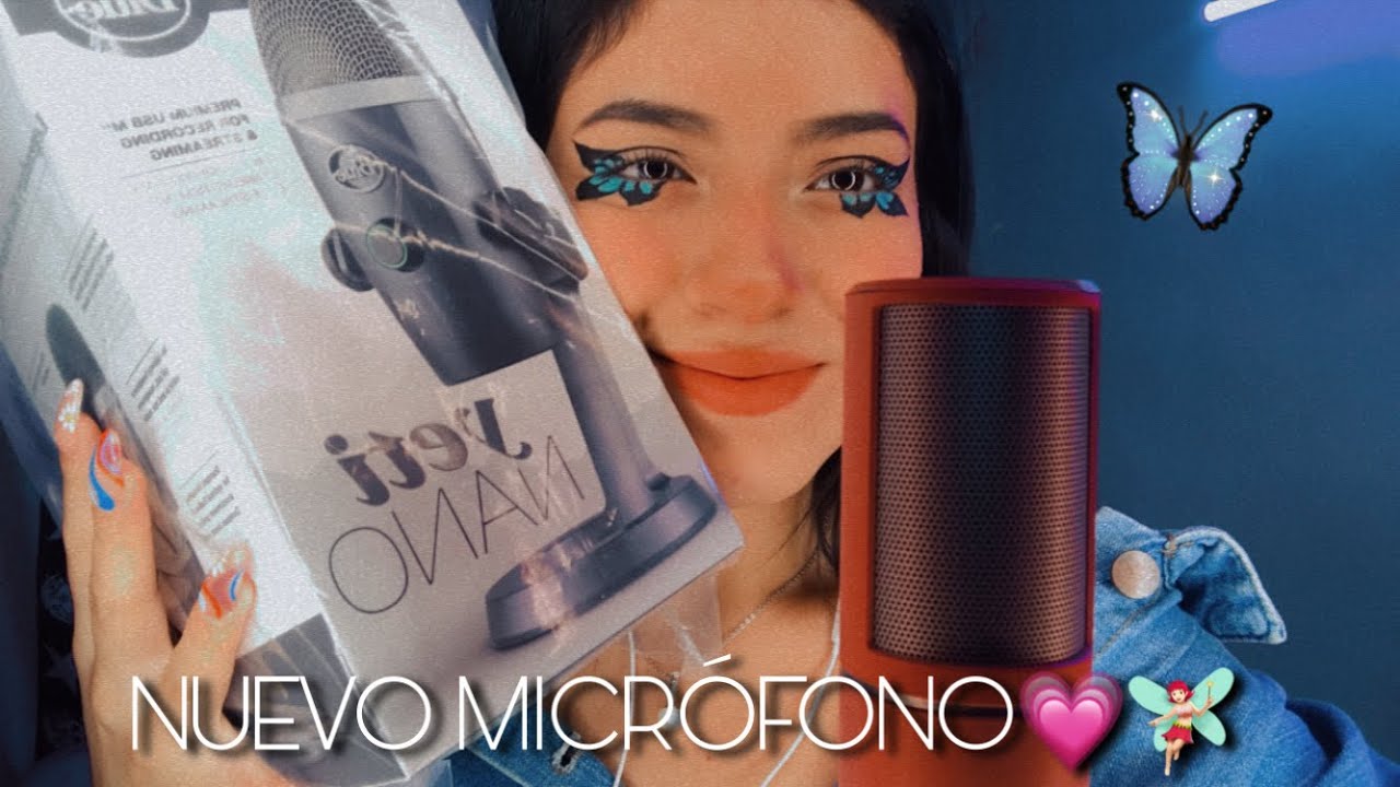 Unboxing del nuevo micrófono 🎙💗 | Sonidos relajantes | Andrea ASMR 🦋