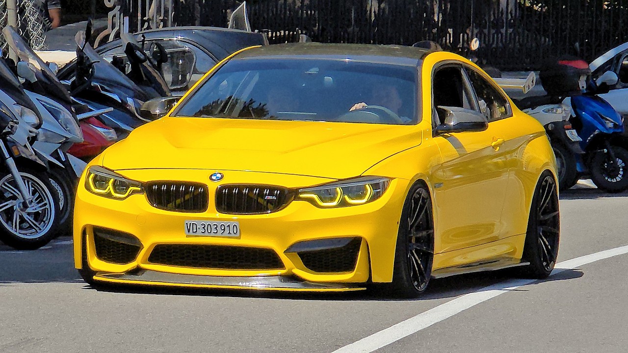 TUNER CARS ARRIVING ON A CARSHOW TOP MARQUES MONACO 2025