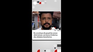 Do envelope às urnas eletrônicas: veja o que mudou nas #eleições nos últimos 200 anos #shorts screenshot 2