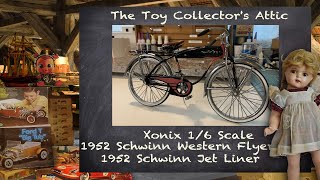 Xonix 1:6 scale Bicycles - Schwinn Western Flyer and Jet Liner