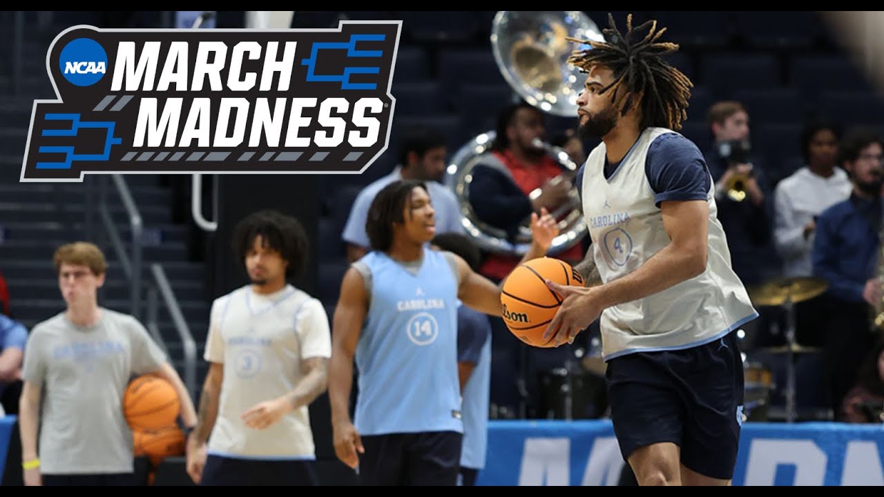 UNC Basketball First Four Open Practice - Pre-San Diego State