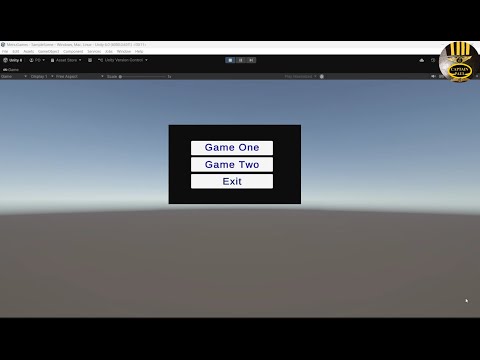 How to Build a Simple Main Menu in Unity 3D 6000. - YouTube