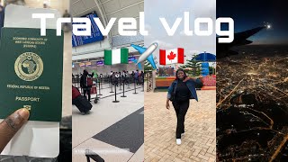 Canada 🇨🇦 Travel vlog: Nigeria 🇳🇬 to Canada//first time traveling alone outside Nigeria