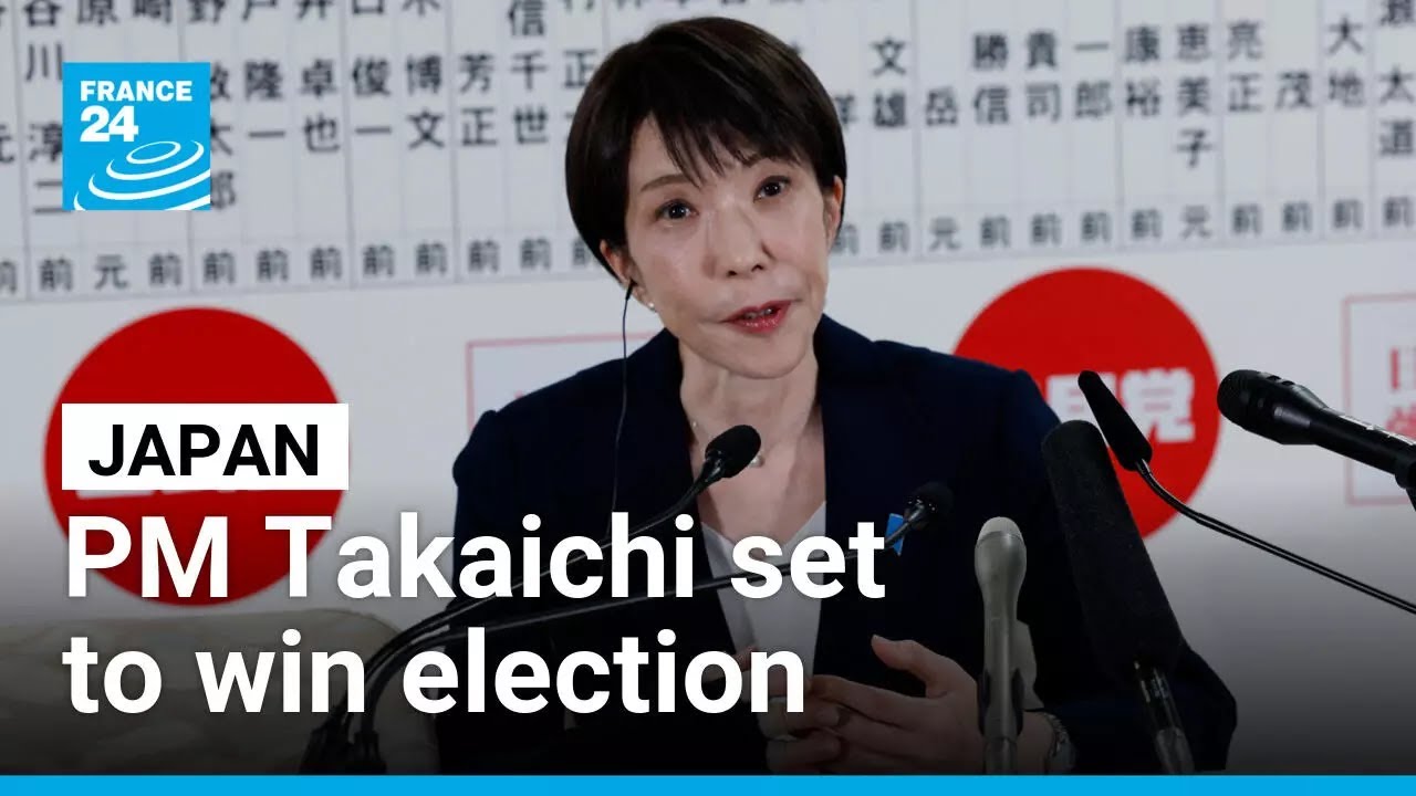 Japan's PM Sanae Takaichi set to win parliamentary election • FRANCE 24 English