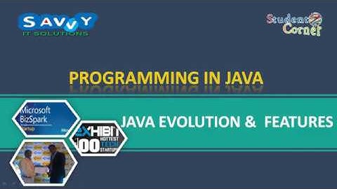 Programming in JAVA - JAVA Features