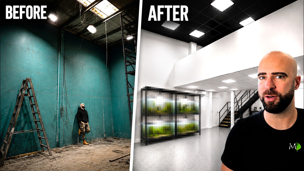 From Empty Warehouse To $250,000 Aquarium Studio